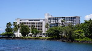 Naniloa Hotel on Hilo Bay